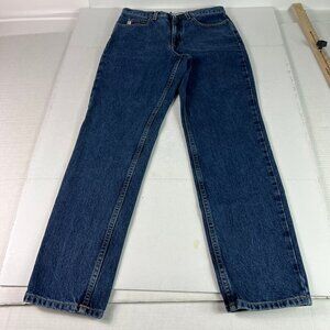 VTG 90s Guess Jeans Women 30x29* High Rise Straight Narrow Leg Blue Denim Tag 30